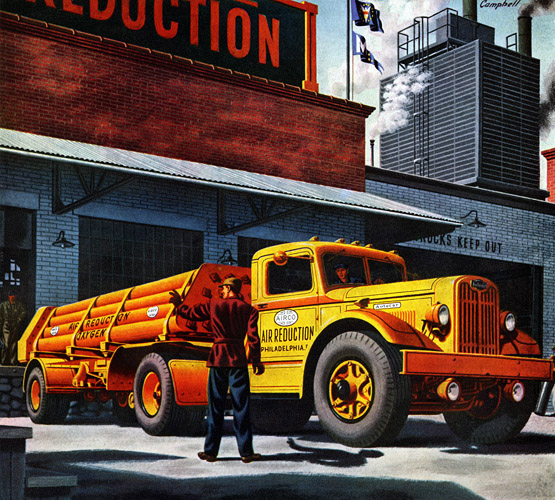 Plan59 Classic Truck Art 1945 Autocar