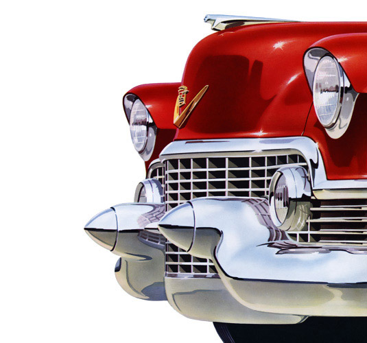 Plan59 :: Classic Car Art :: Vintage Ads :: 1954 Cadillac