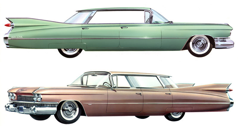 1959 Cadillac fourwindow Sedan DeVille and Series 62 Sedan Recently added