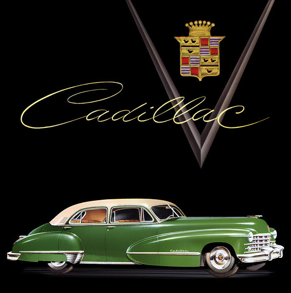 Plan59 Classic Car Art 1947 Cadillac Fleetwood