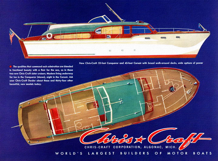 Plan59 :: Classic Boats :: Vintage Ads :: 1953 Chris-Craft ...