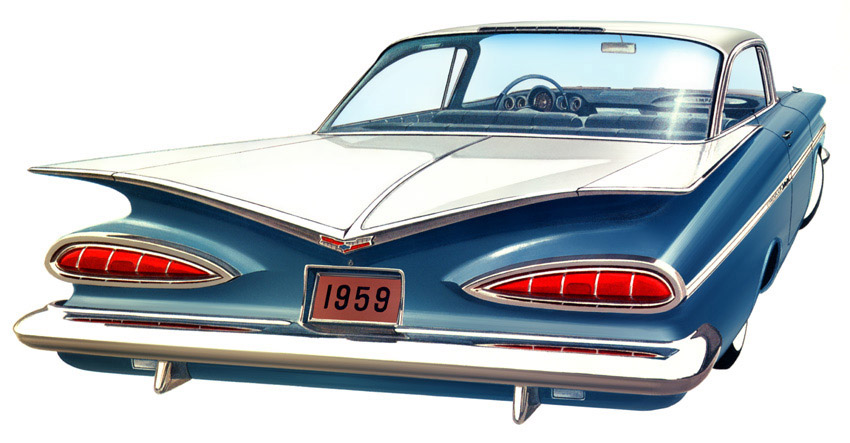1959 Chevrolet Impala Sport Coupe Recently added Cars Home Buy print