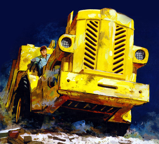 1957 Euclid scraper Recently added Trucks Home Buy art