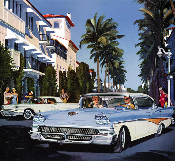 1958 Ford Fairlane 500 Town Victoria Recently added Cars Home Buy art