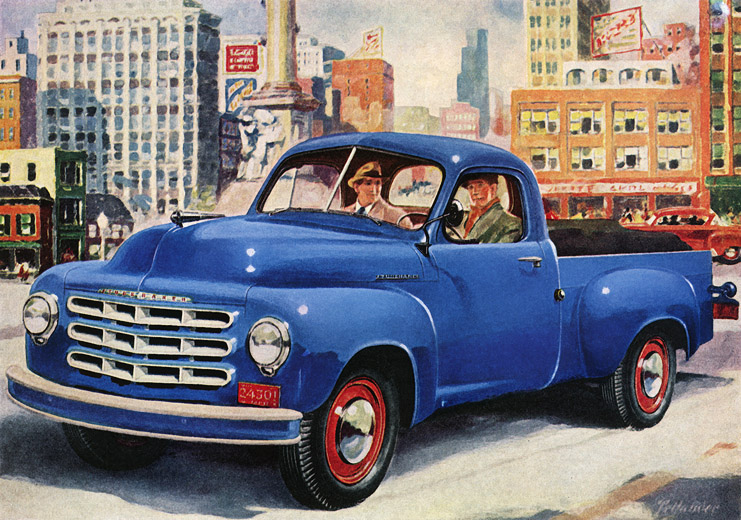 Plan59 Classic Truck Art 1953 Studebaker Trucks