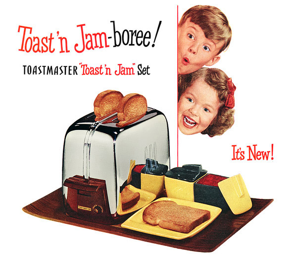 Toastmaster Toast'n Jam Set 1950 Recently added Ads Home