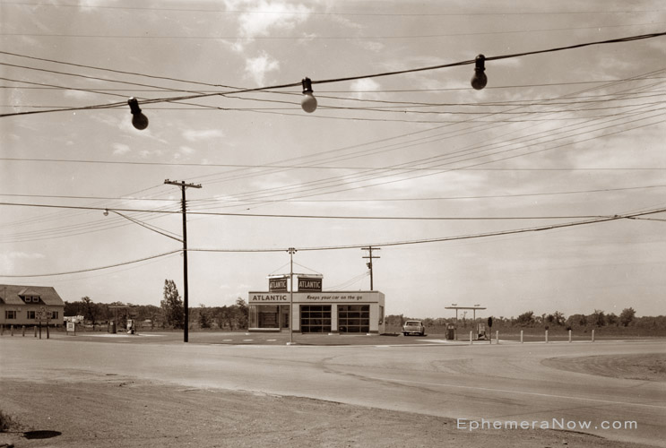 Historical Photos 1958 gas station in Hamburg, New York